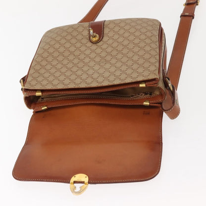 Celine Macadam Shoulder Bag PVC Leather, BEIGE, PVC, Shoulder bag