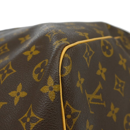 Louis Vuitton Keepall Bag Monogram Canvas, Brown, Canvas, Travel Bag