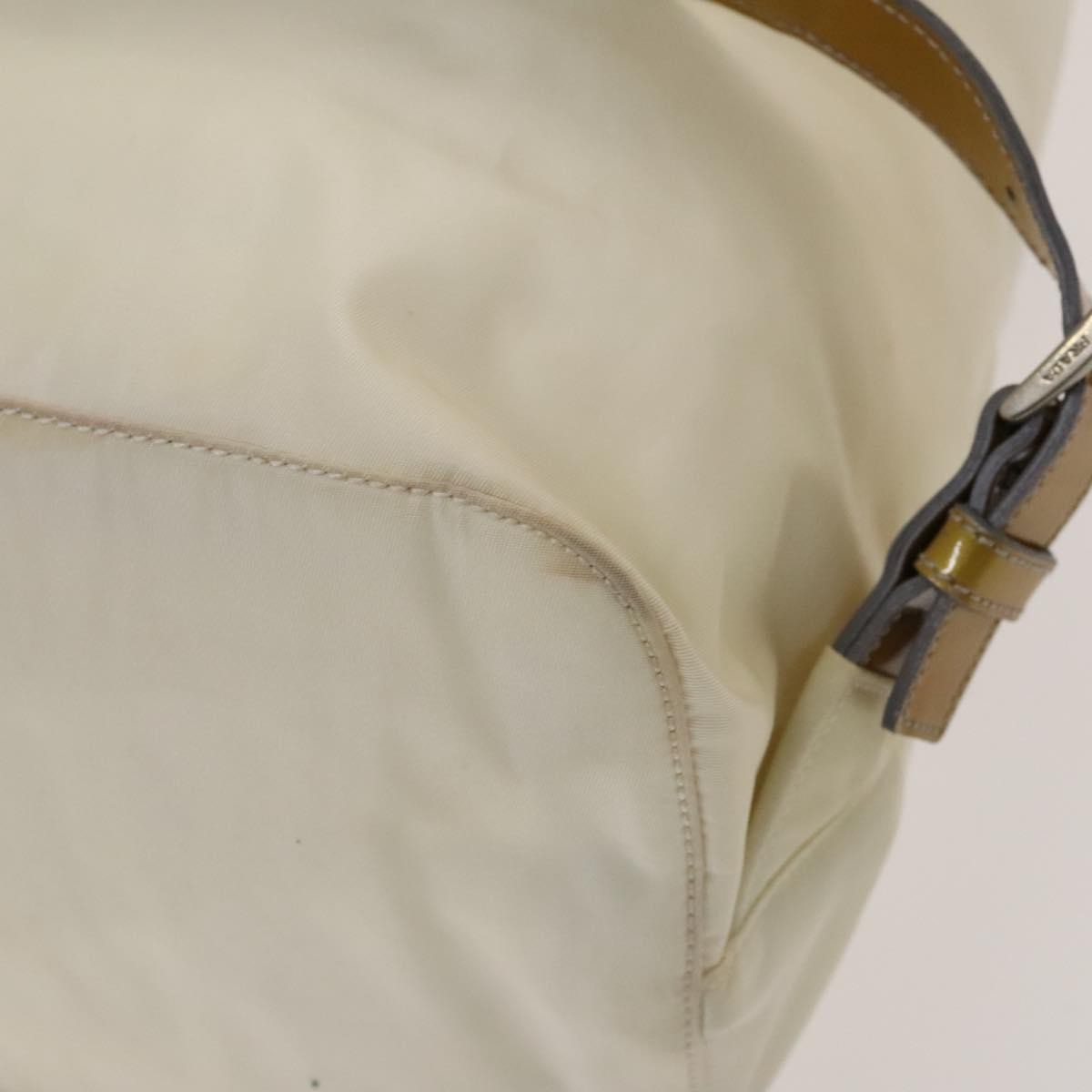 Prada Double Front Pocket Backpack Tessuto, WHITE, NYLON, Backpack