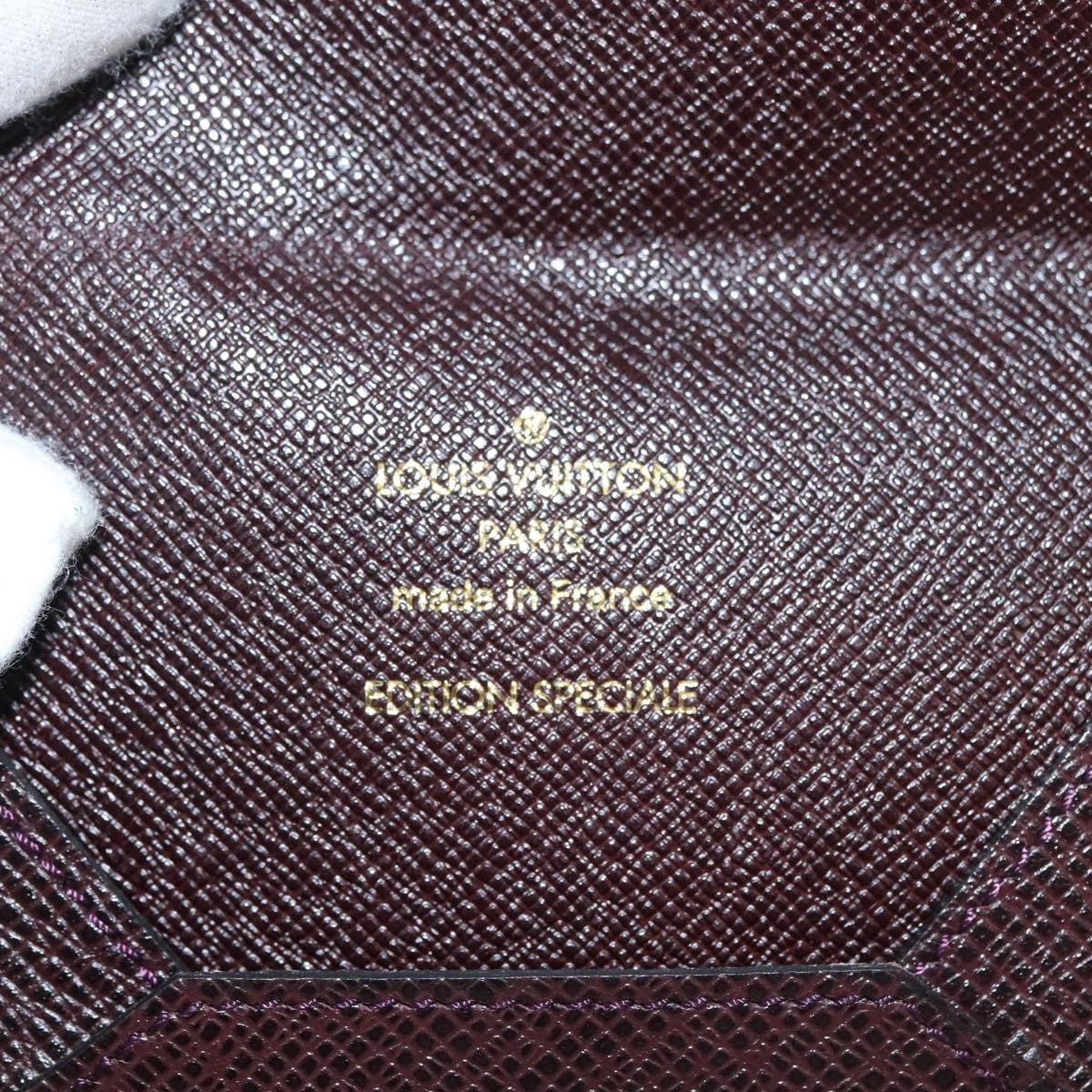 Louis Vuitton Envelope Pouch Epi Leather, BURGUNDY, LEATHER, Clutche & pouche