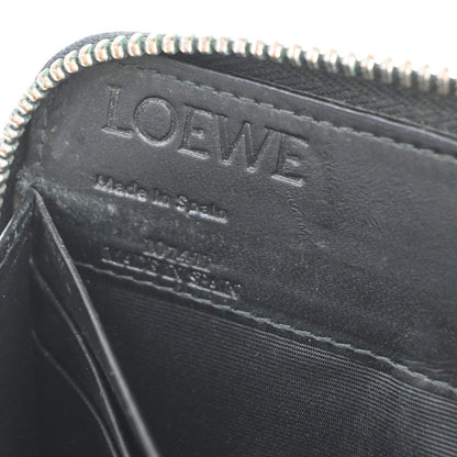 Loewe Anagram Wallet Leather, BLACK, LEATHER, Wallets