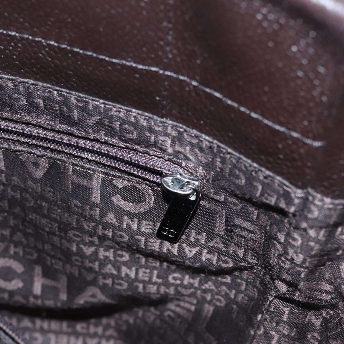 Chanel Chocolate Bar Coco Mark handbag Caviar skin, BROWN, LEATHER, Handbag