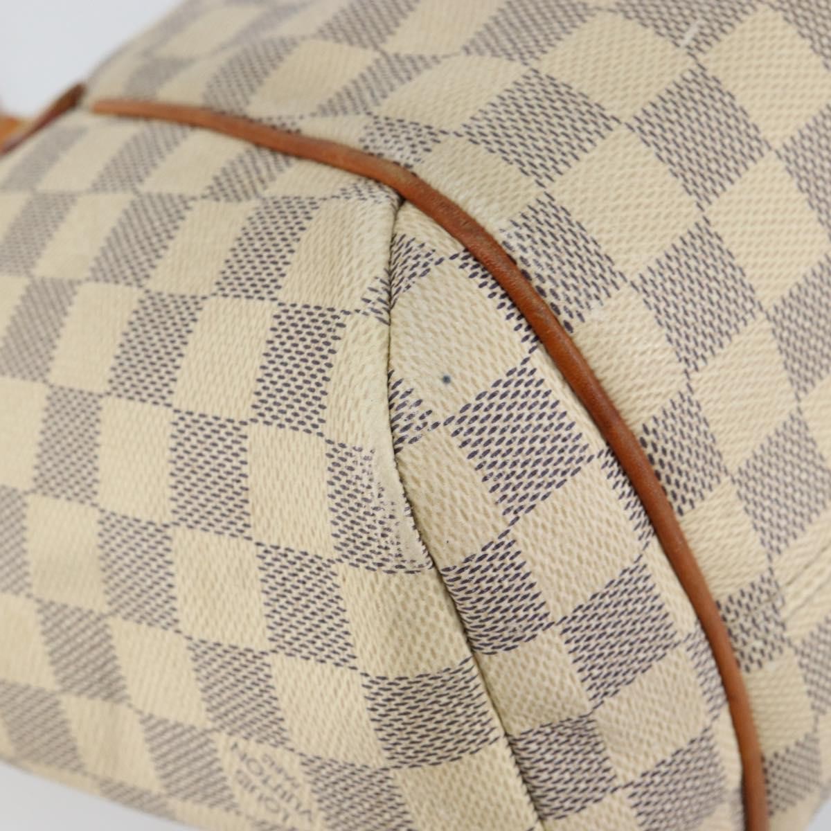 Louis Vuitton Totally Handbag Damier, WHITE, CANVAS, Tote bag