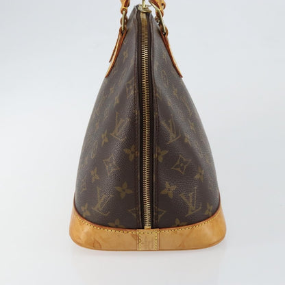 Louis Vuitton Alma Handbag Monogram Canvas, BROWN, CANVAS, Handbag