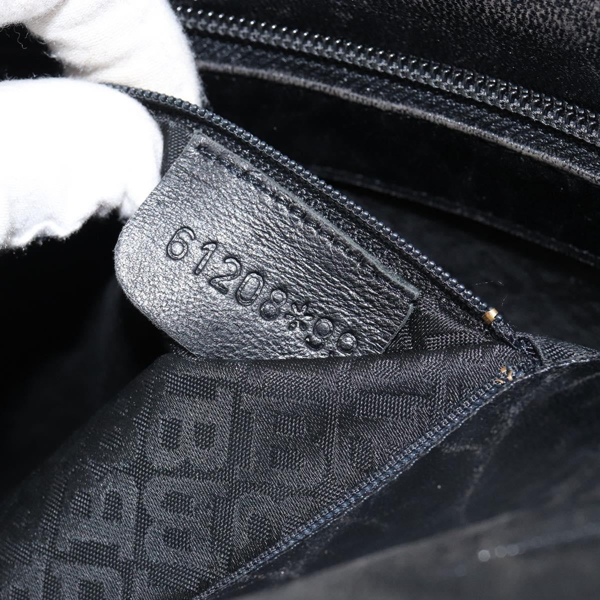 Bally Vintage Handbag Leather, BLACK, LEATHER, Handbag