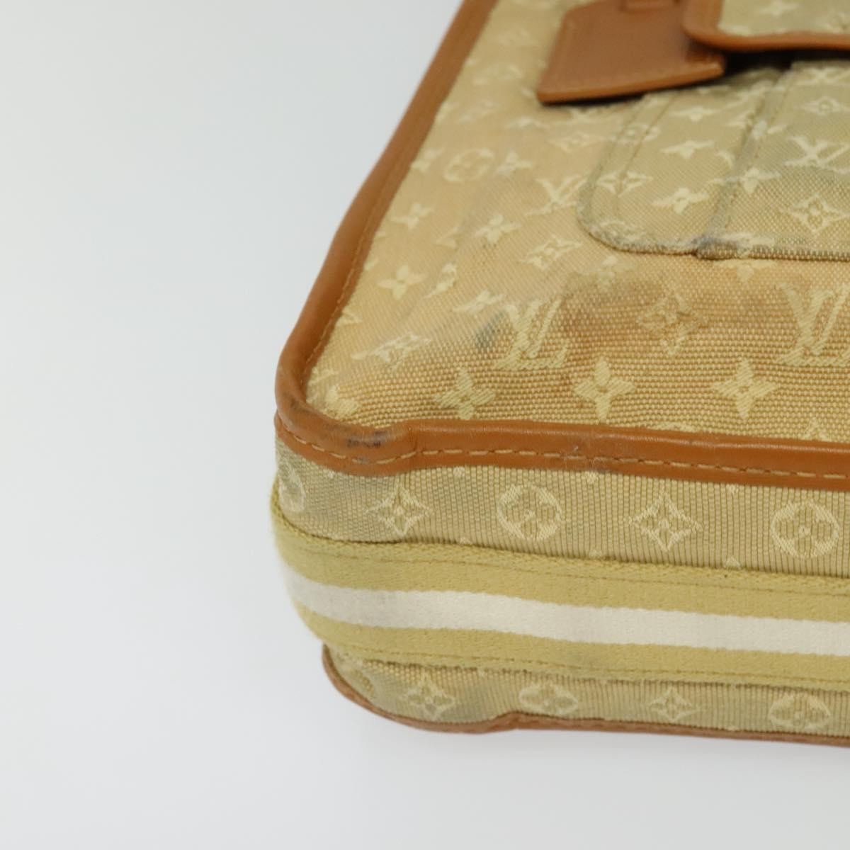 Louis Vuitton Mary Kate Messenger Bag Mini Lin, BEIGE, CANVAS, Shoulder bag