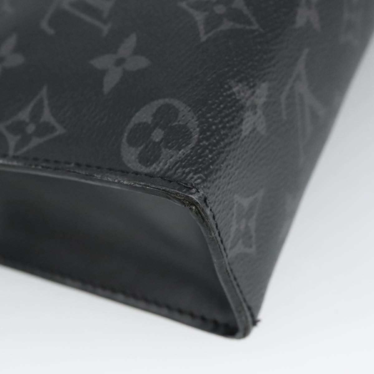 Louis Vuitton Pochette Voyage Monogram Eclipse Canvas, BLACK, CANVAS, Clutche & pouche