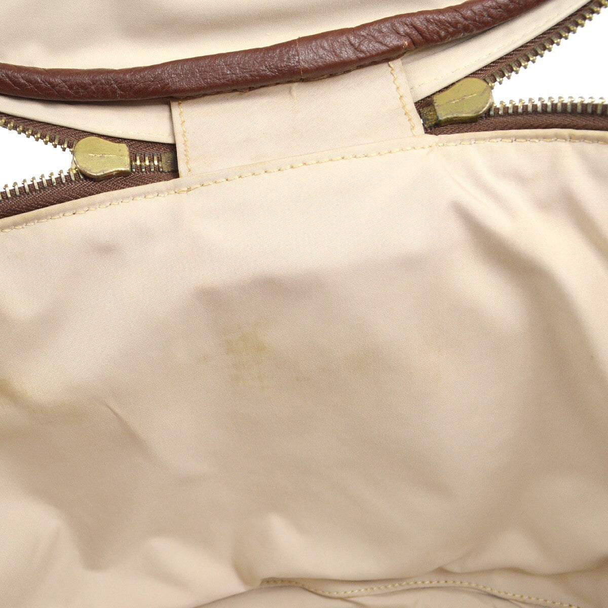 Hermes Vintage Clutch Canvas, BEIGE, CANVAS, Clutche & pouche