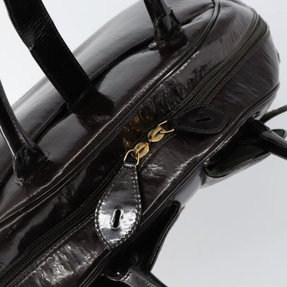 Christian Dior Vintage Saddle Bowler Bag Trotter Canvas, BROWN, CANVAS, Handbag