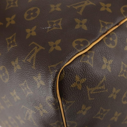 Louis Vuitton Keepall Bag Monogram Canvas, BROWN, CANVAS, Travel bag