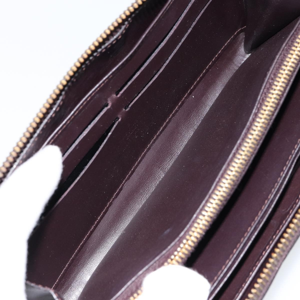 Louis Vuitton Zippy Wallet NM Monogram Patent, BURGUNDY, PATENT_LEATHER, Wallets