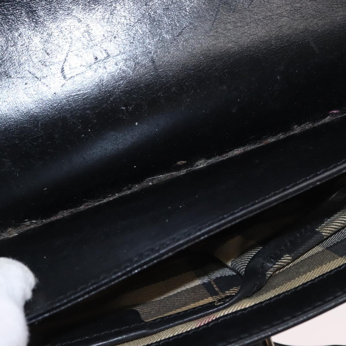 Burberry Bridle Abbott Crossbody Bag Leather, BLACK, LEATHER, Shoulder bag