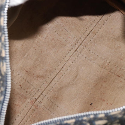 Christian Dior Vintage Trotter Boston Bag Diorissimo Canvas, NAVY, CANVAS, Handbag