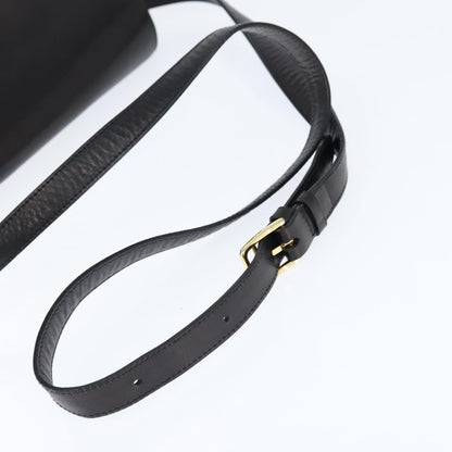 Celine Vintage Triomphe Shoulder Bag Leather, BROWN, LEATHER, Shoulder bag