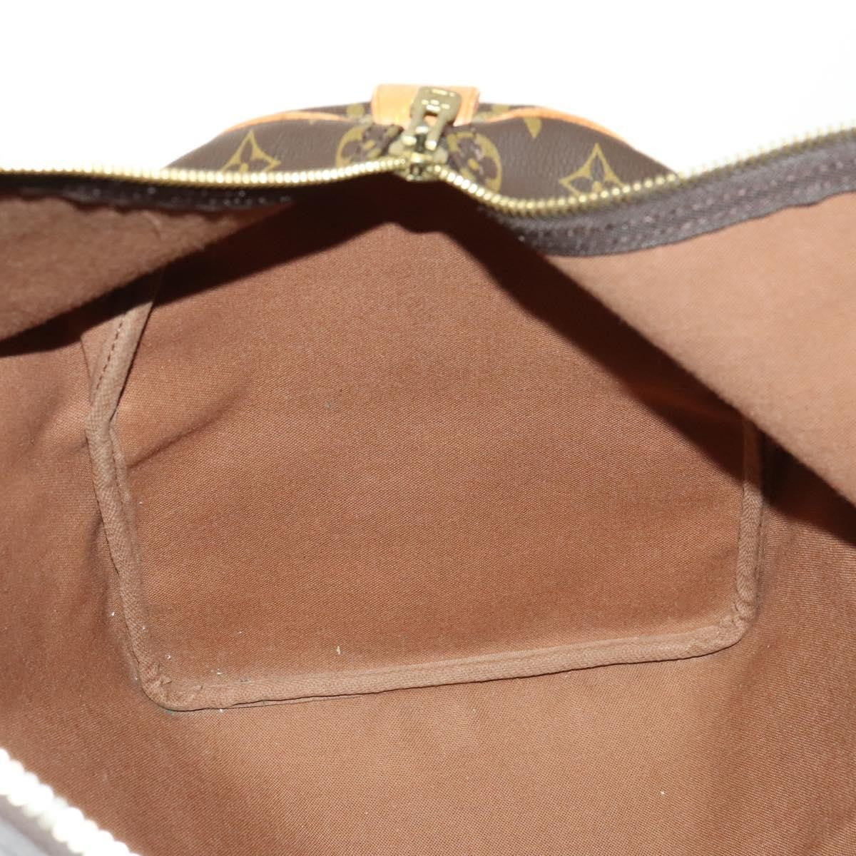 Louis Vuitton Keepall Bag Monogram Canvas, BROWN, CANVAS, Travel bag
