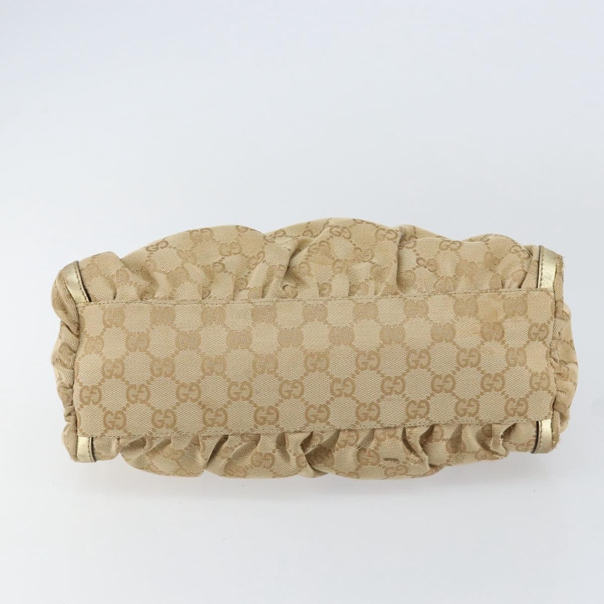 Gucci D Ring Hobo GG Canvas, BEIGE, CANVAS, Handbag