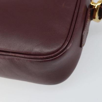 cartier Must de Cartier Shoulder Bag Leather, BURGUNDY, LEATHER, Shoulder bag