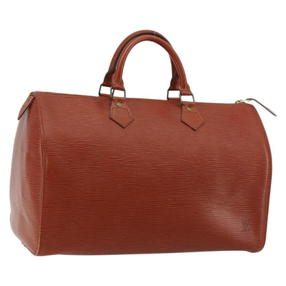 Louis Vuitton Speedy Handbag Epi Leather, Brown, Leather, Handbag