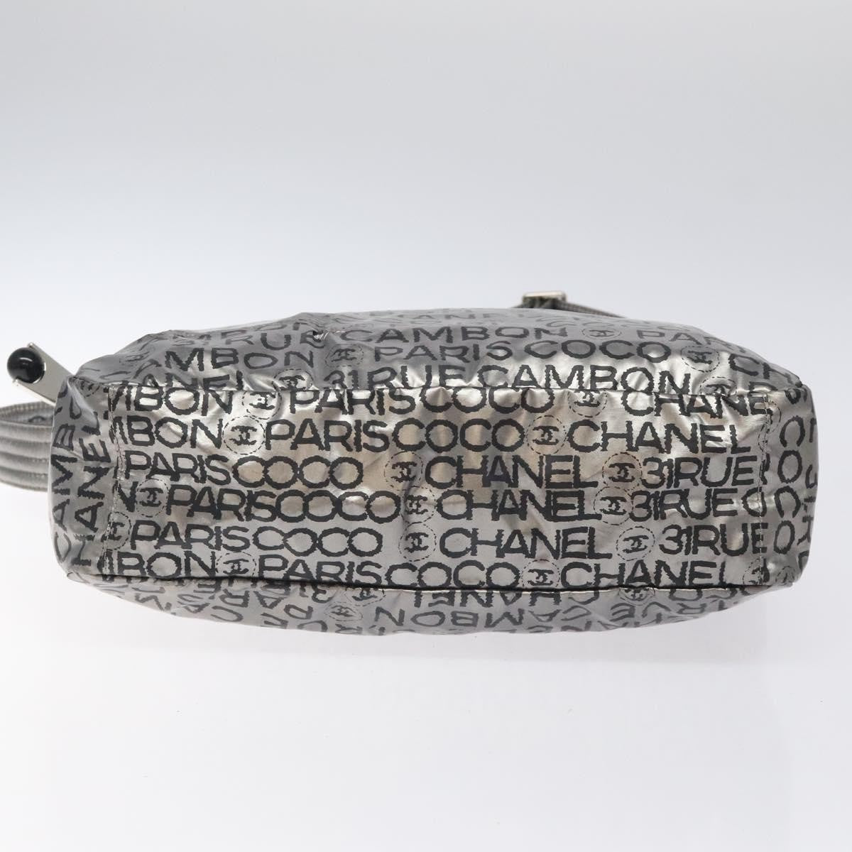 Chanel Unlimited Shoulder Bag Nylon, SILVER, NYLON, Shoulder bag