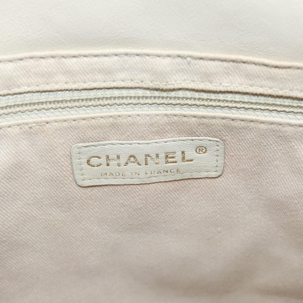 Chanel Camellia Tote Leather, BEIGE, LEATHER, Tote bag