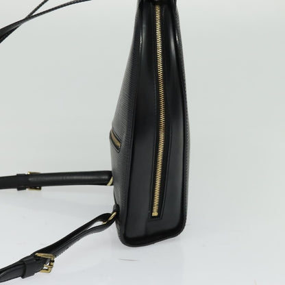 Louis Vuitton Mabillon Backpack Epi Leather, BLACK, LEATHER, Backpack