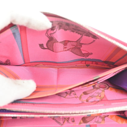 Hermes Azap Zip Around Wallet Epsom, RED, LEATHER, Wallets