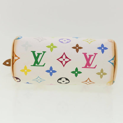 Louis Vuitton Speedy Mini HL Handbag Monogram Multicolor, WHITE, CANVAS, Handbag