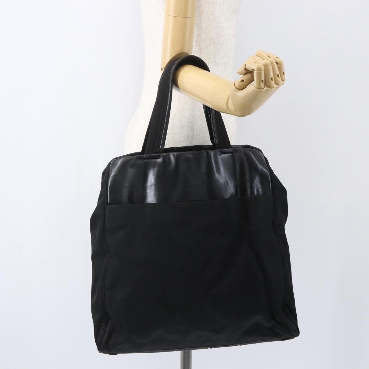 Prada Vintage Tote Tessuto, BLACK, NYLON, Tote bag