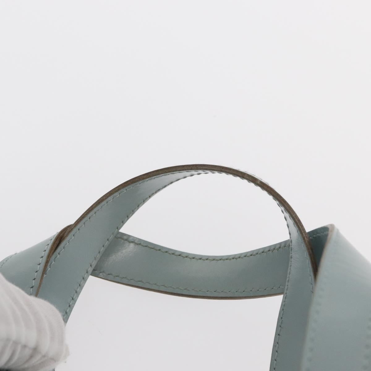 Gucci Vintage Handbag Leather, BLUE, LEATHER, Handbag