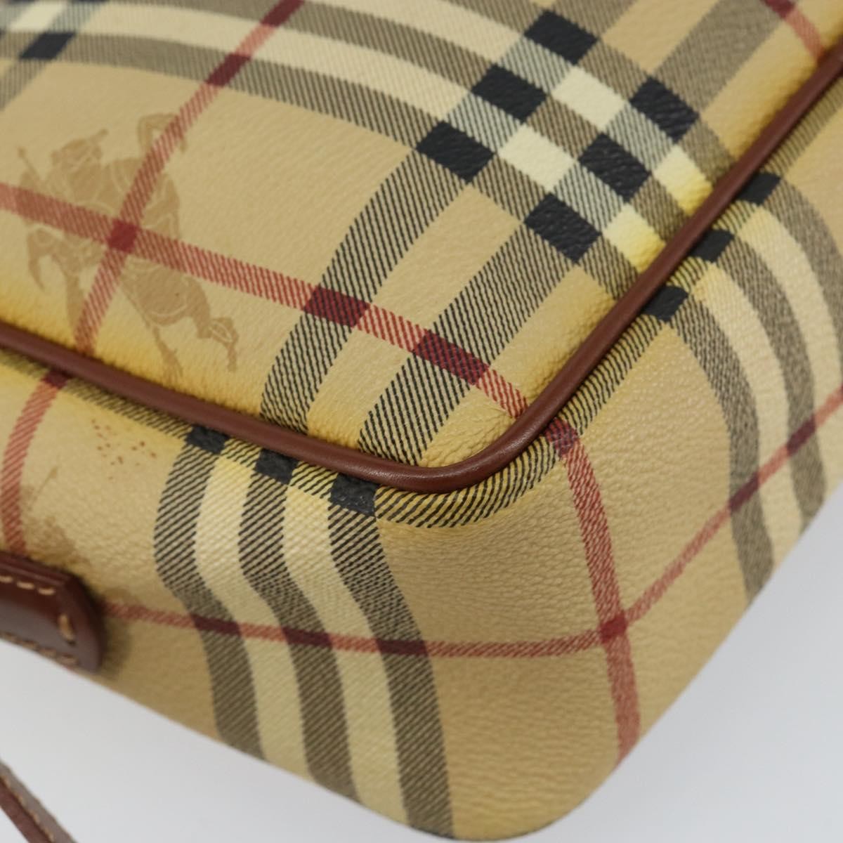 Burberry Nova check Shoulder bag Canvas, BEIGE, CANVAS, Shoulder bag