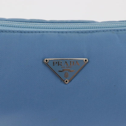 Prada Pochette Shoulder Bag Tessuto, BLUE, NYLON, Clutche & pouche