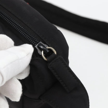 Prada Sport Zip Shoulder Bag Nylon, BLACK, NYLON, Shoulder bag