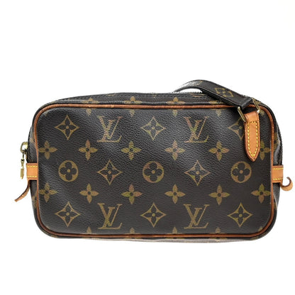 Louis Vuitton Pochette Marly Bandouliere Bag Monogram Canvas, BROWN, CANVAS, Shoulder bag
