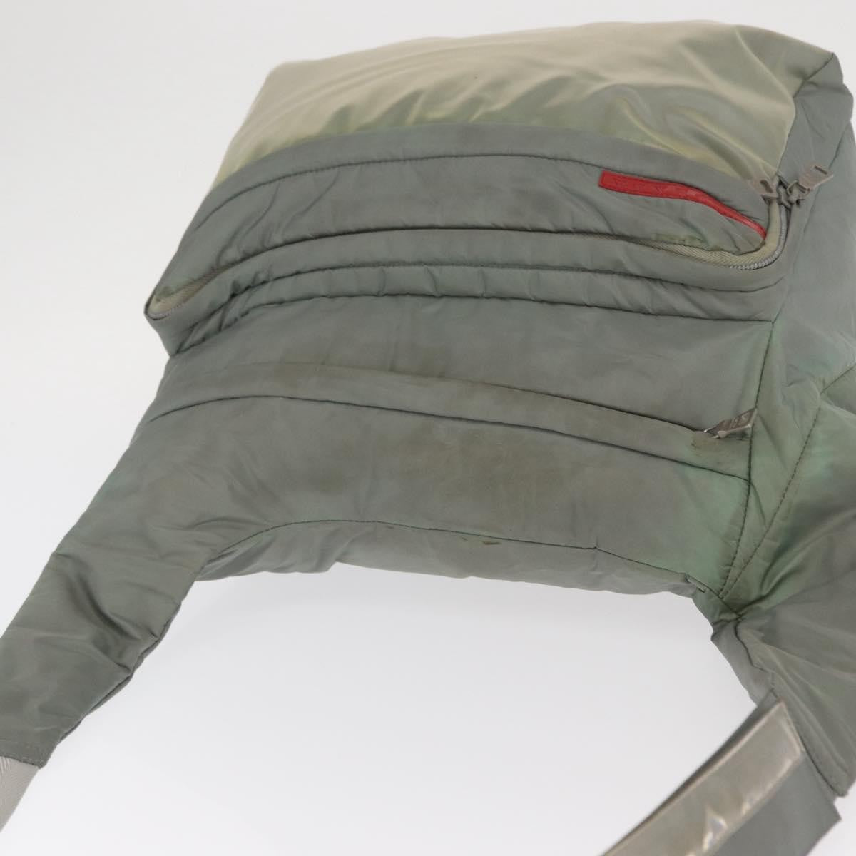 Prada Vintage Shoulder Bag Tessuto, GREEN, NYLON, Shoulder bag