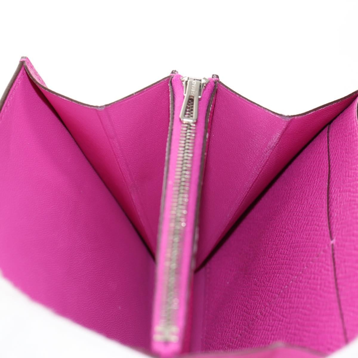 Hermes Constance Slim Wallet Epsom, PURPLE, LEATHER, Wallets