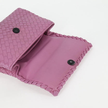 Bottega Veneta Olimpia Crossbody Bag Intrecciato Nappa, PURPLE, LEATHER, Crossbody bag