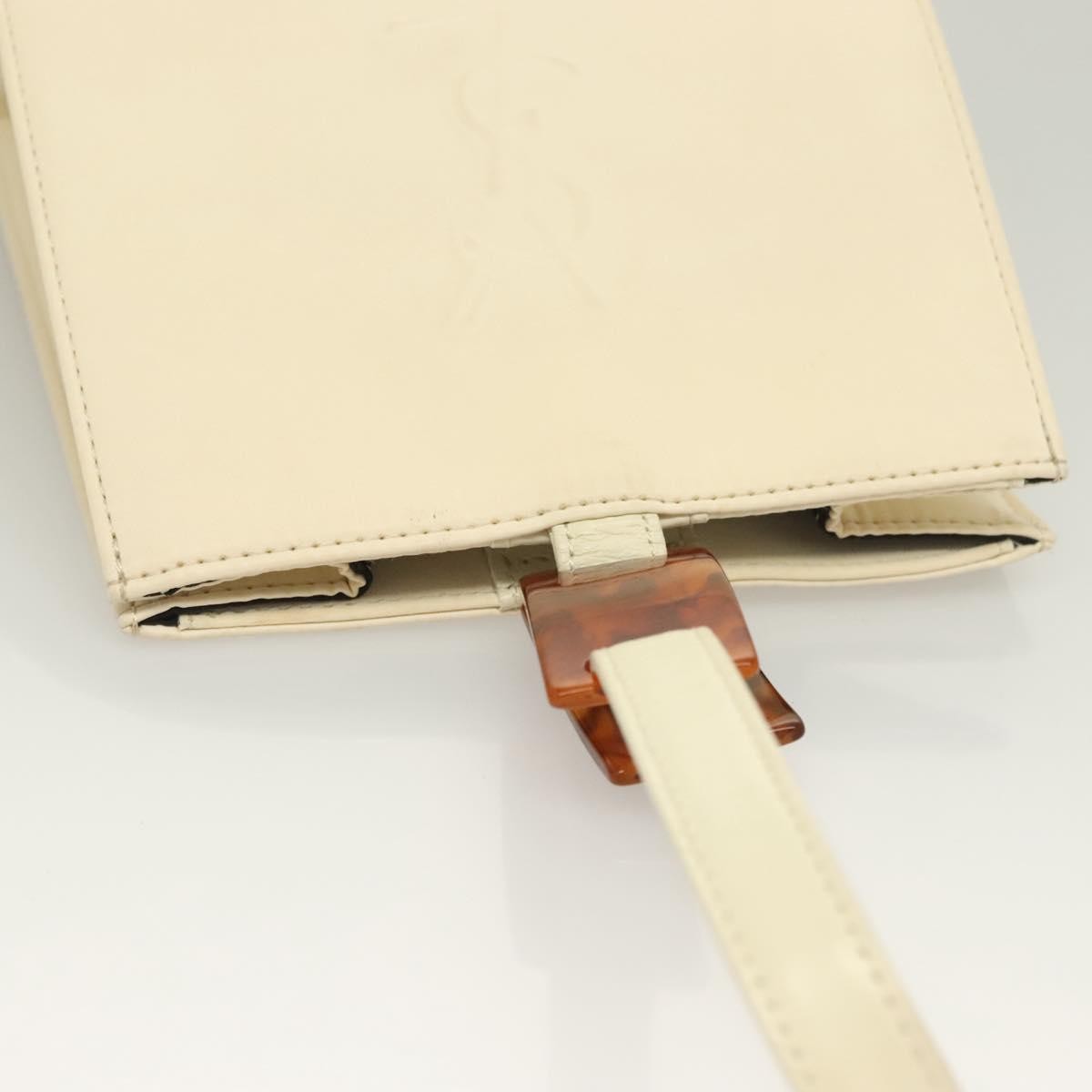 Saint Laurent Vintage Handbag Nylon, BEIGE, NYLON, Handbag