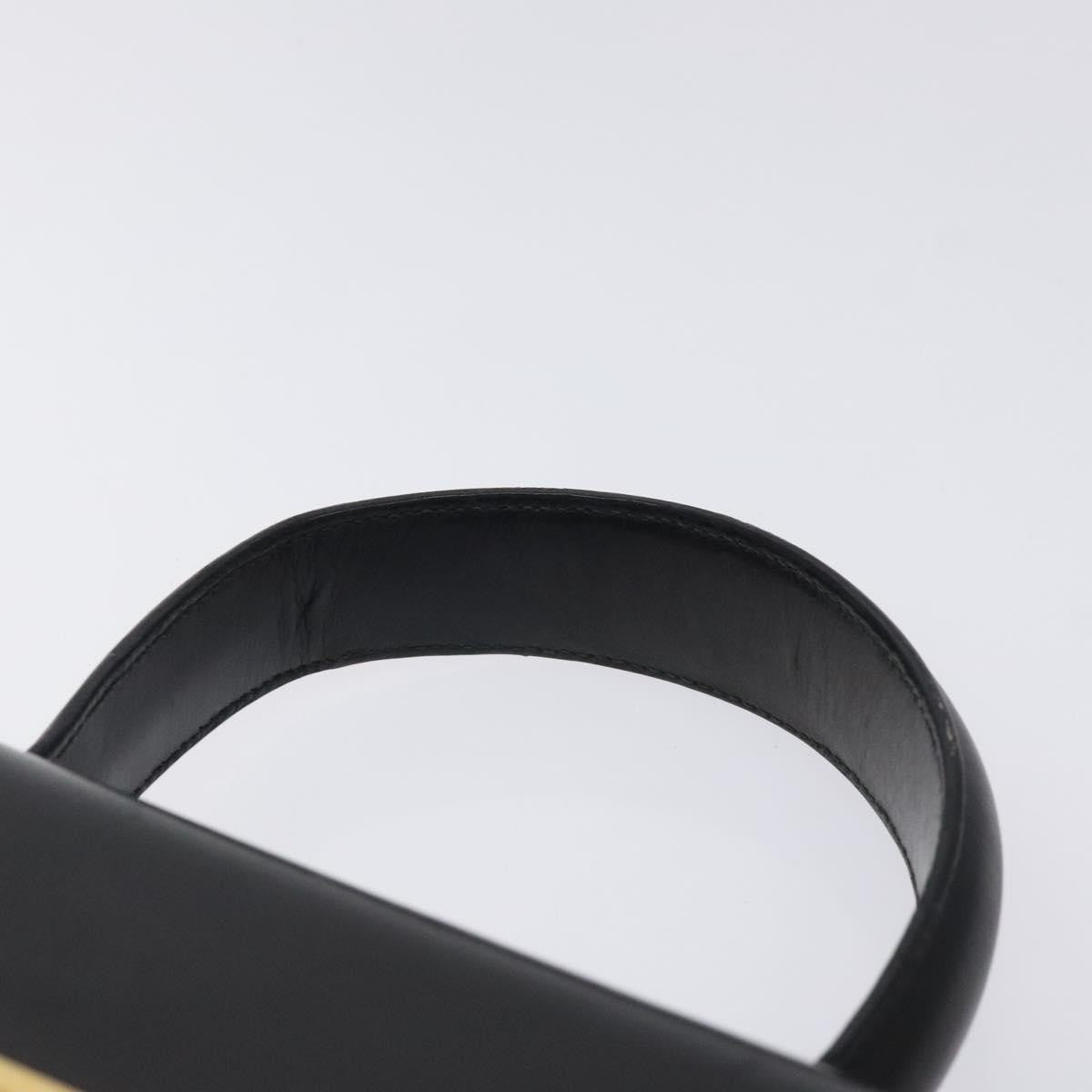 Salvatore Ferragamo Convertible Top Handle Bag Leather, BLACK, LEATHER, Handbag