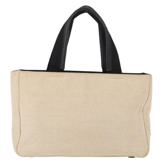 Prada Vintage Handbag Canvas, BEIGE, CANVAS, Handbag