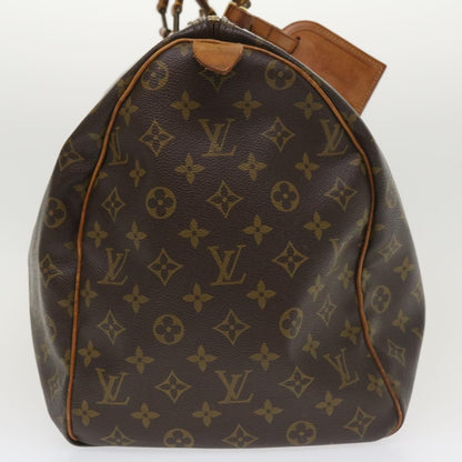 Louis Vuitton Keepall Bag Monogram Canvas, BROWN, CANVAS, Travel bag