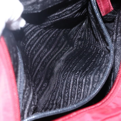 Prada Vintage Zip Tote Tessuto, RED, NYLON, Tote bag