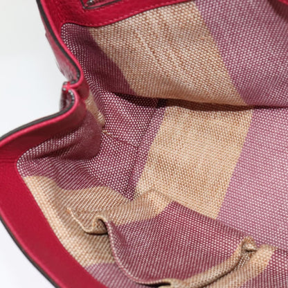 Gucci Bamboo Daily Top Handle Bag Leather, PINK, LEATHER, Handbag