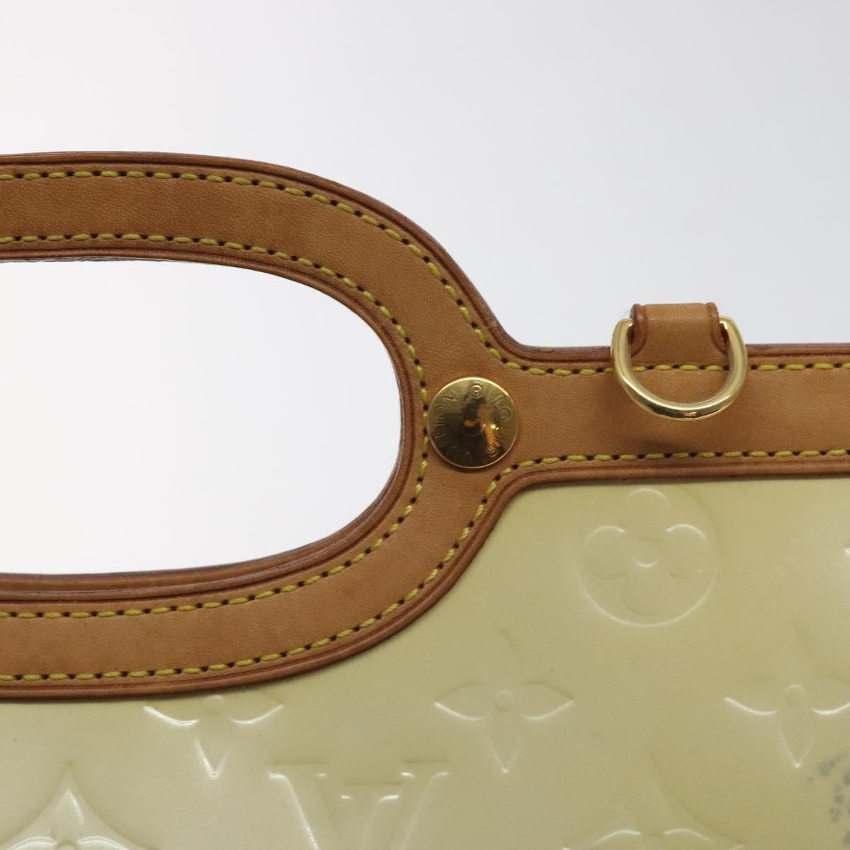 Louis Vuitton Roxbury Drive Handbag Monogram Vernis, BEIGE, PATENT_LEATHER, Handbag