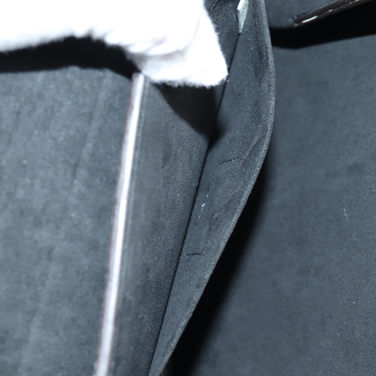 Louis Vuitton Trapeze Handbag Calfskin and Taiga Leather, GRAY, LEATHER, Shoulder bag