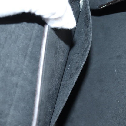 Louis Vuitton Trapeze Handbag Calfskin and Taiga Leather, GRAY, LEATHER, Shoulder bag