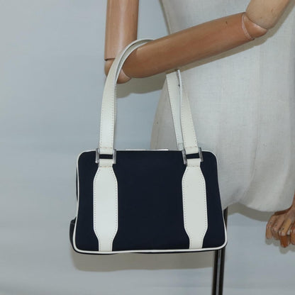 Fendi Vintage Top Handle Bag PVC, NAVY, CANVAS, Handbag