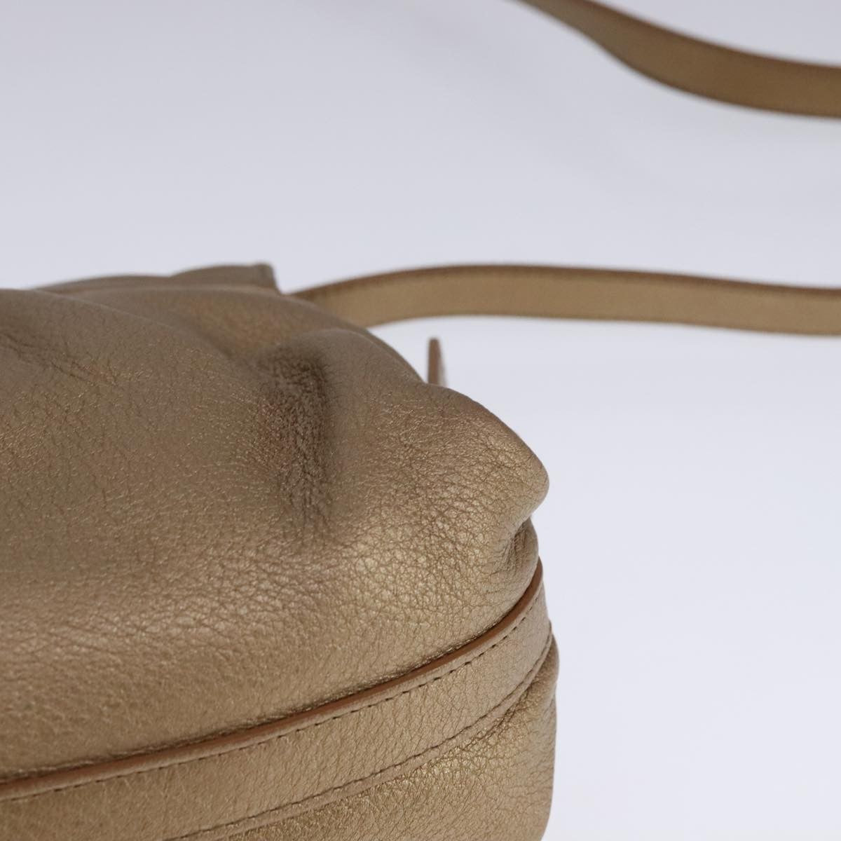 Bvlgari Chandra Flap Shoulder Bag Leather, GOLD, LEATHER, Shoulder bag