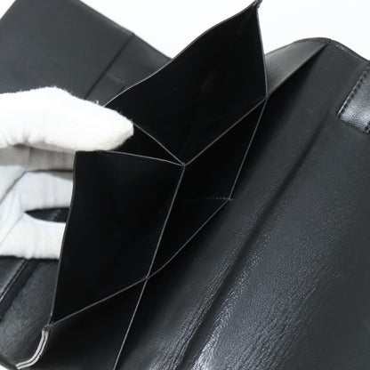 Chanel Flap Clutch Leather, Black, Leather, Clutch