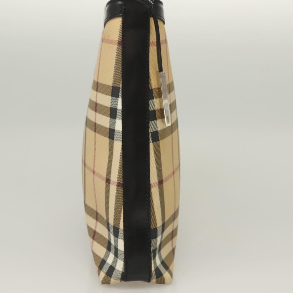 Burberry Shoulder Bag Nova Check Canvas, BEIGE, PVC, Shoulder bag