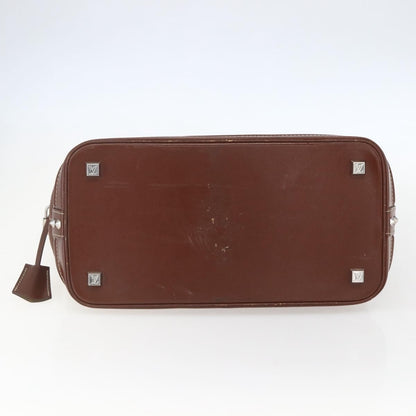 Louis Vuitton Suhali Lockit Handbag Leather, BROWN, LEATHER, Handbag